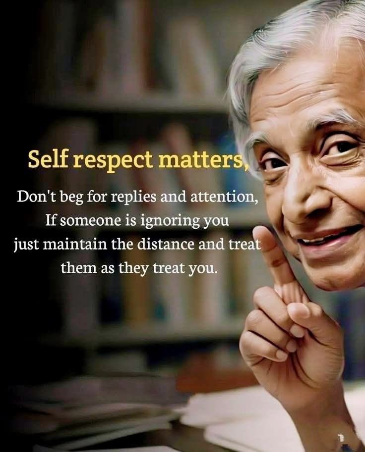 Jeetukotwal1's tweet image. Self respect का मतलब यही है
कि आप खुद को किसी की ignorance के सामने कमजोर न करें।
जो आपको अहमियत नहीं देता,
उसे उसी दूरी पर रखो जहाँ वो आपको रखता है…✍️
Afternoon Motivation….