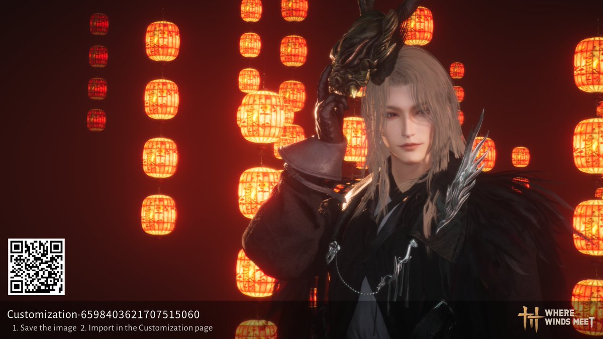 Made Sylus in Where Winds Meet coz why not~ 
if you guys wanna get it 😛