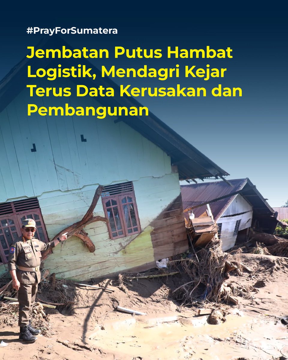 alineadotid's tweet image. Muhammad Tito Karnavian selaku Menteri Dalam Negeri meninjau sejumlah titik terdampak banjir bandang dan longsor di Kabupaten Pidie dan Pidie Jaya ketika melakukan kunjungan pada Sabtu 29 November 2025.
#PemulihanBencana #kemendagri #yukgasss