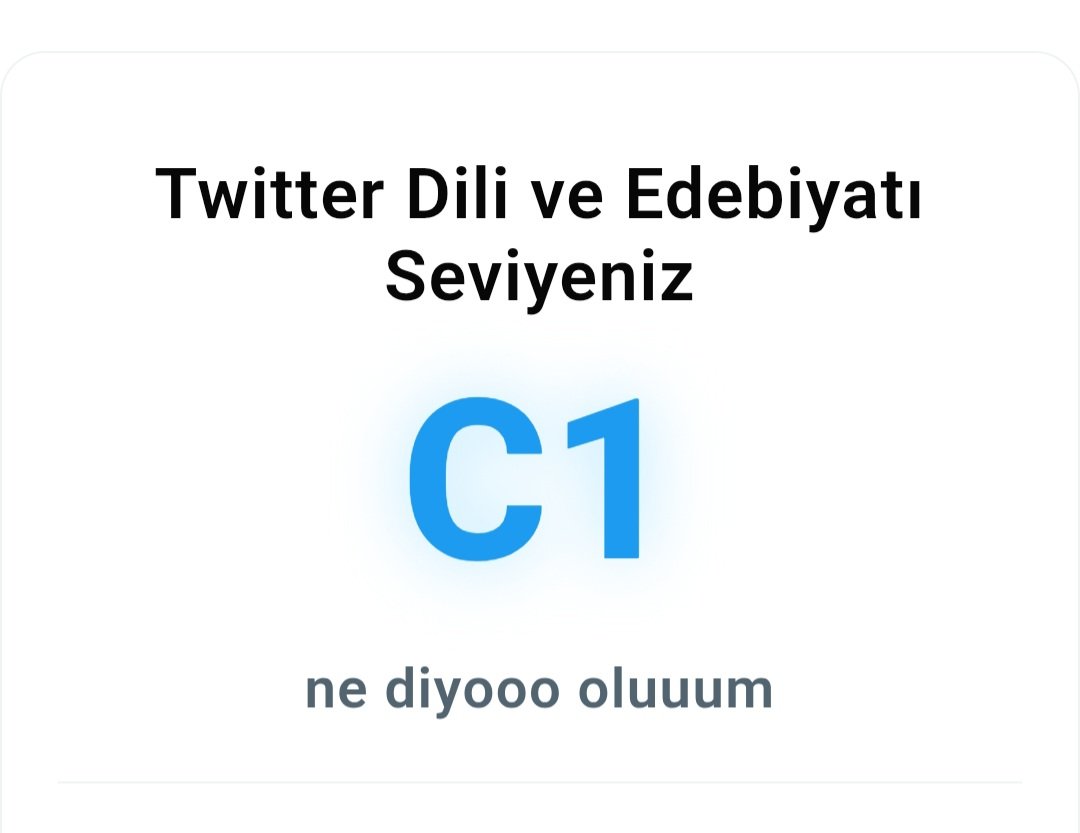 Biz de birileriyiz yani hocam.