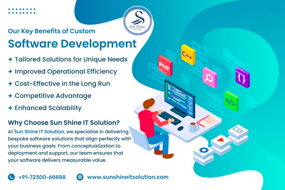 sunshineitcomp1's tweet image. Key Benefits of Our Custom Software Development

Choosing the right technology partner is crucial for building software that truly supports your business goals.

#SunShineITSolution #CustomSoftwareDevelopment #TechPartner #DigitalTransformation #BusinessInnovation #Software