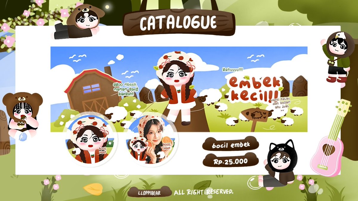 llOPPIBEAR's tweet image. Hawoo, bantu repost yaa GOMAWOOO!!!

rayaa mau open titipan untuk semua katalog baru rayaa yeayy!! 👧🏻🍼🍓🧸🤍🍀🎀 jika mau jajank bisa langsung drop foto di tempat yang disediakan, by dm juga bolee!! selengkapnya cek alt yaa, GOMAWOOO!! 

#zonauang