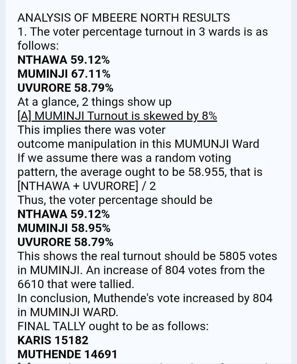 _DCPTV's tweet photo. Mbeere North Newton Karish won but was rigged by government... In this analysis,you can note Muthende got 10,868votes while Karis got 15308 votes. https://t.co/p9YwwJhOO6
