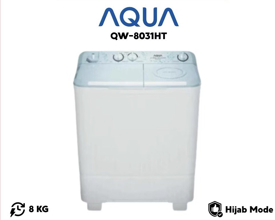 windakiyan's tweet photo. Mesin cuci AQUA QW-8031HT, NEW YAA  masih dalam kardus. 1 JUTA NETT. Di market place harganya 1,5jtaan 😬
Ongkir ditanggung pembeli ya, bisa pesan deliveree, lalamove, gosend mobil, grabexpress mobil/ambil sendiri dari Jakarta Pusat 😊

#zonauang #aqua #mesincuci https://t.co/GTtoywWAEV
