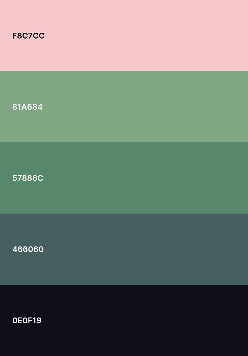 AiTricks's tweet image. Color palette of the day