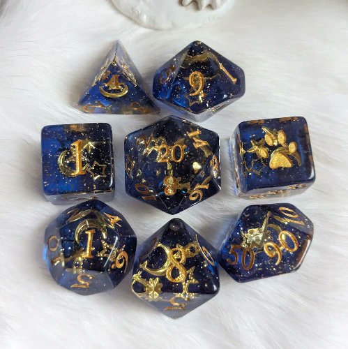 I just received Whimsigoth Dice Set from Stormpsych via Throne. Thank you! throne.com/motleypirate #Wishlist #throne