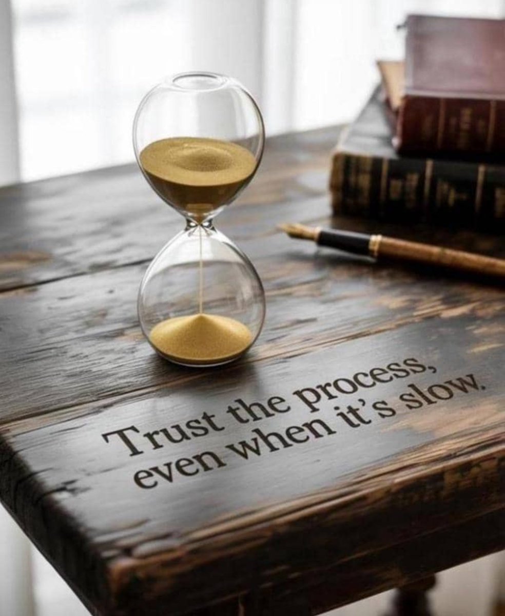 Trusting the process even when it’s slow is where real growth happens. 

Stay patient, stay consistent, and keep showing up. 

Progress may move quietly, but every small step is building something solid, lasting, and worth the wait.