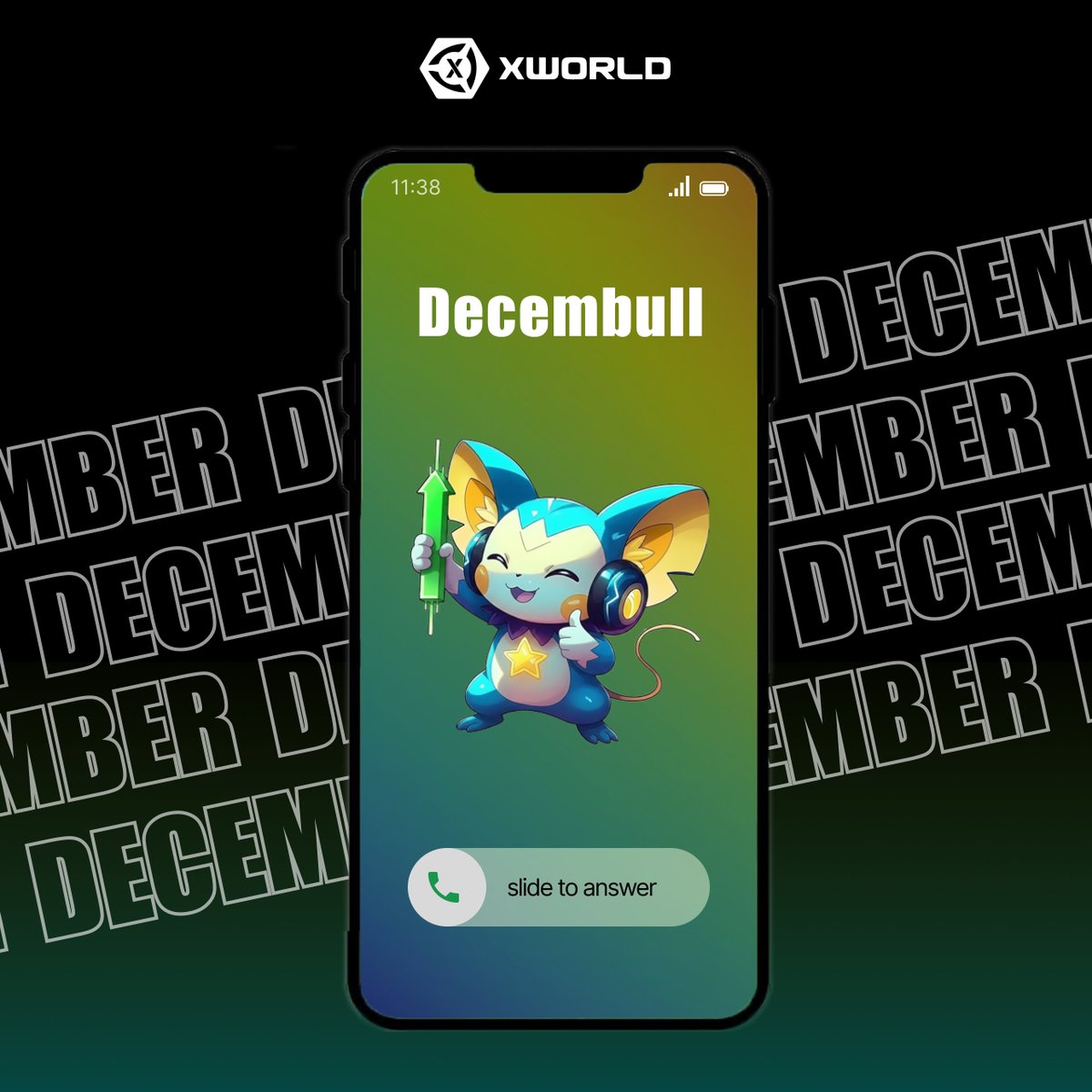 Happy new month, XWorlders! Decembull is here! 🔥
🔋 With X Sprite leveling up, Agents pushing hard, and rewards rolling in, XWorld is powering up for a full-green December.

🎁 Start the month with a special mood-boosting drop from XWorld, claim your giftcode now: decembull2025