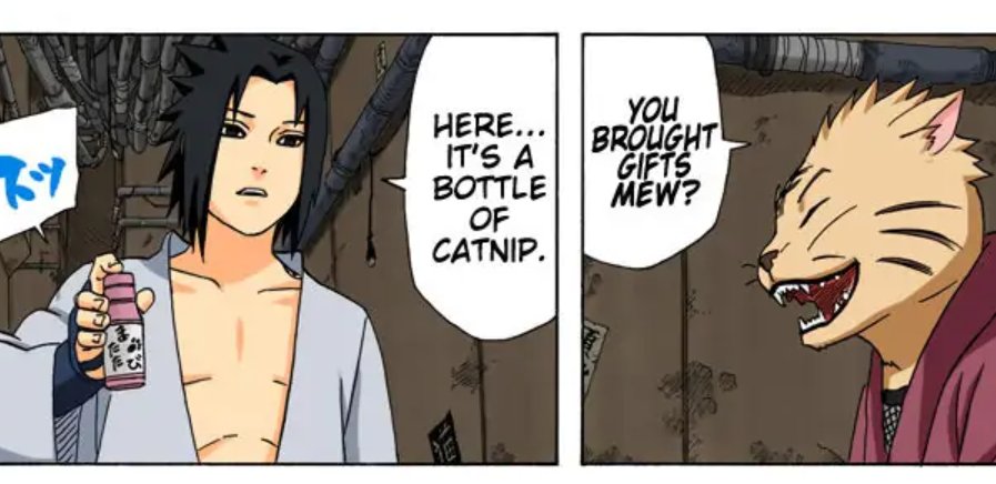 wlwsasuke's tweet photo. its so cute how sasuke is so cold with everyone but so nice and polite with cats https://t.co/Zs3vikN3Sn