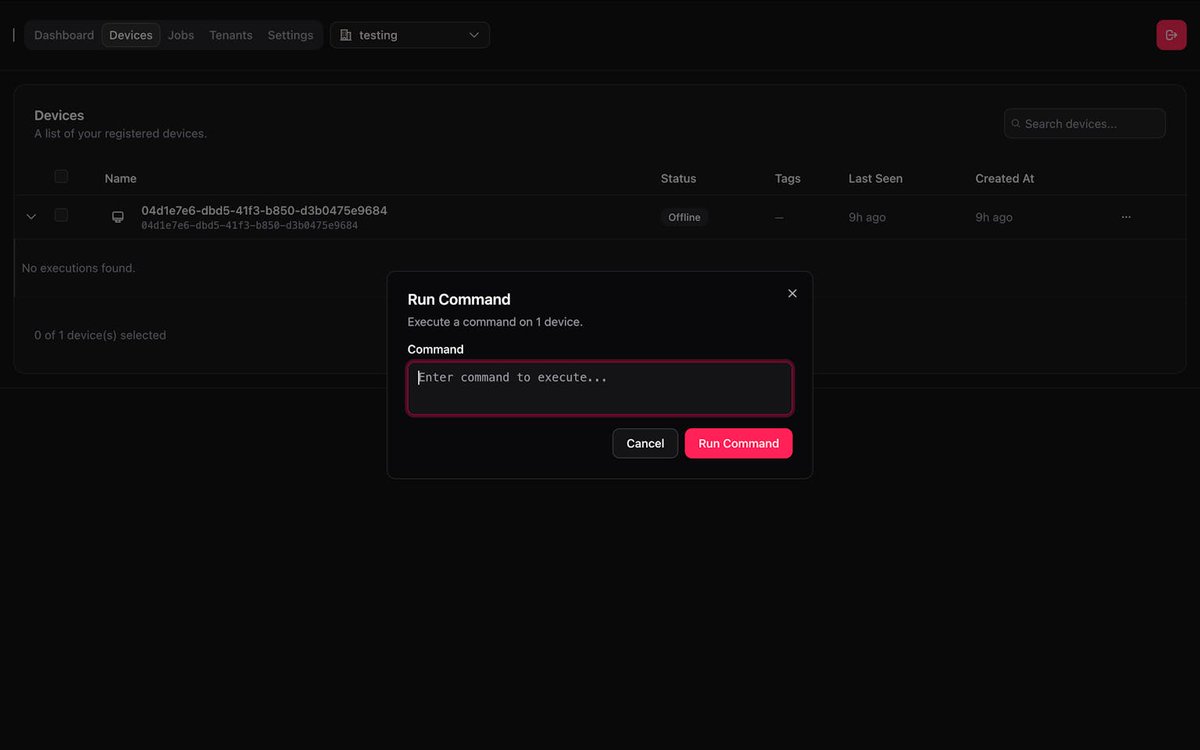 Weareprogmatic's tweet image. Just shipped Atento.dev

Agentless Linux fleet management.
Zero daemons. Zero persistent processes.

One curl | bash → run commands on 1 or 10,000 servers instantly.

Free beta, no CC required

#Linux #SysAdmin #DevOps #LinuxAdmin #MSP