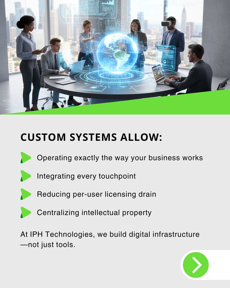 iphtechnologies's tweet image. Your business can’t scale if your tools don’t scale with your business.
#CustomSoftware #BusinessSystems #IPHtechnologies #EnterpriseTech #Automation