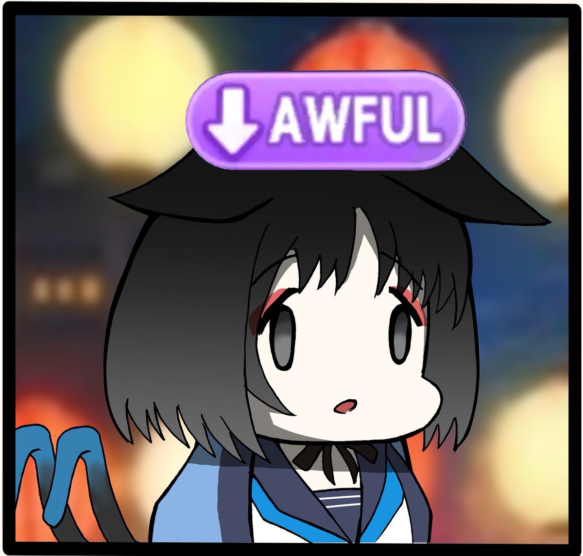 SZettha's tweet photo. When the Nagusa is cringe. 
#KiryuuKikyou #BlueArchive #桐生キキョウ #ブルアカ https://t.co/O8PGg9otRQ