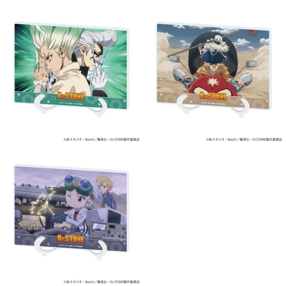 ☆新着☆ 【Dr.STONE】 缶バッジ BOX アクリルカード BOX アクリル