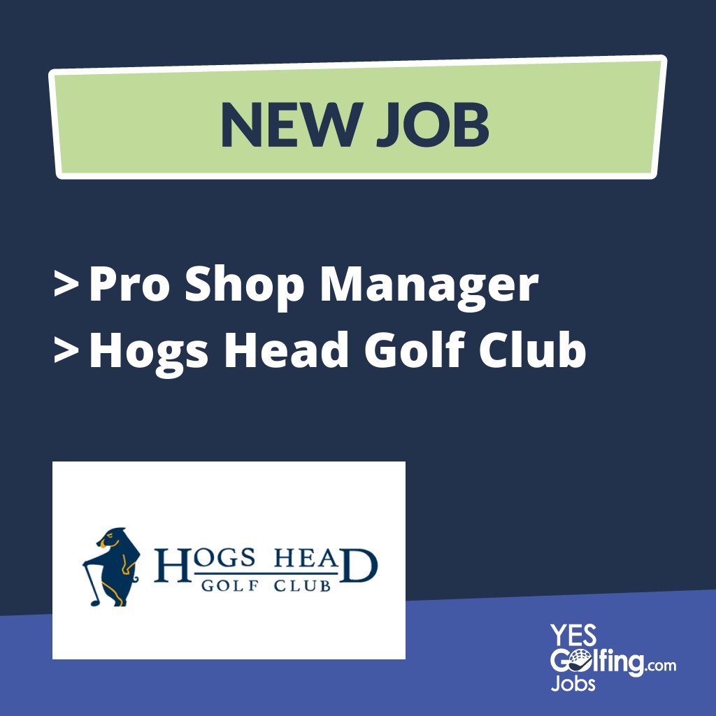 **NEW JOB**

>> Pro Shop Manager
>> Hogs Head Golf Club

More info here >> bit.ly/4ryvDlq

Find more live jobs >> bit.ly/JobsGolf

Sign up for the latest jobs >> bit.ly/GolfJobsSignUp
