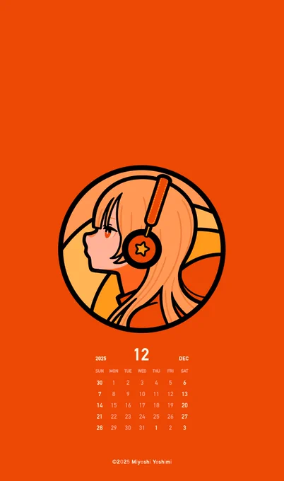 12月のカレンダーです〜!