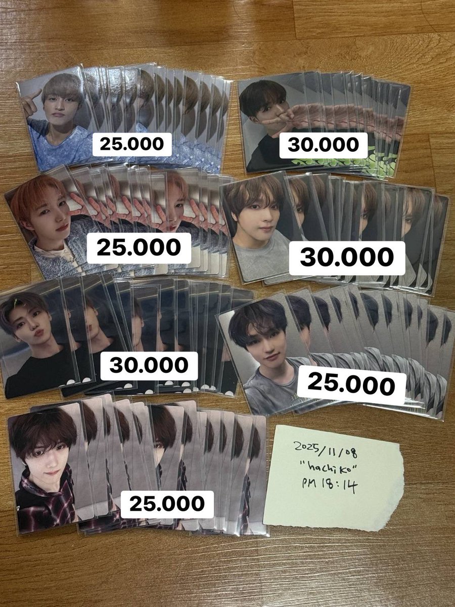Wts yuk ready ina 
Exc adm 
 1 set 180.000 
10 set ✅