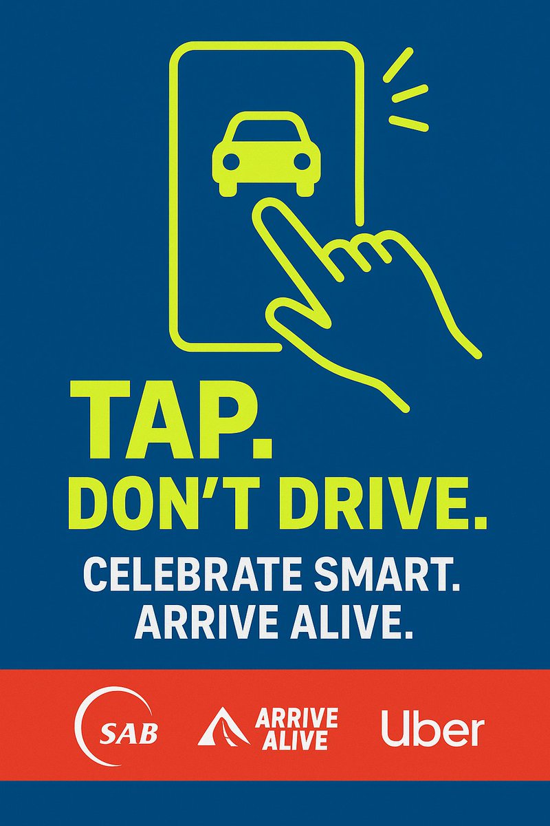 NkageMedia's tweet photo. ⚠️ Concepts and creative assets shown are the intellectual property of Nkage Media. Use, adaptation or republication is not permitted without written permission or a formal partnership agreement. For collaboration enquiries, contact nkagemedia@gmail.com @_ArriveAlive @Uber_RSA https://t.co/2neHYSeMRI