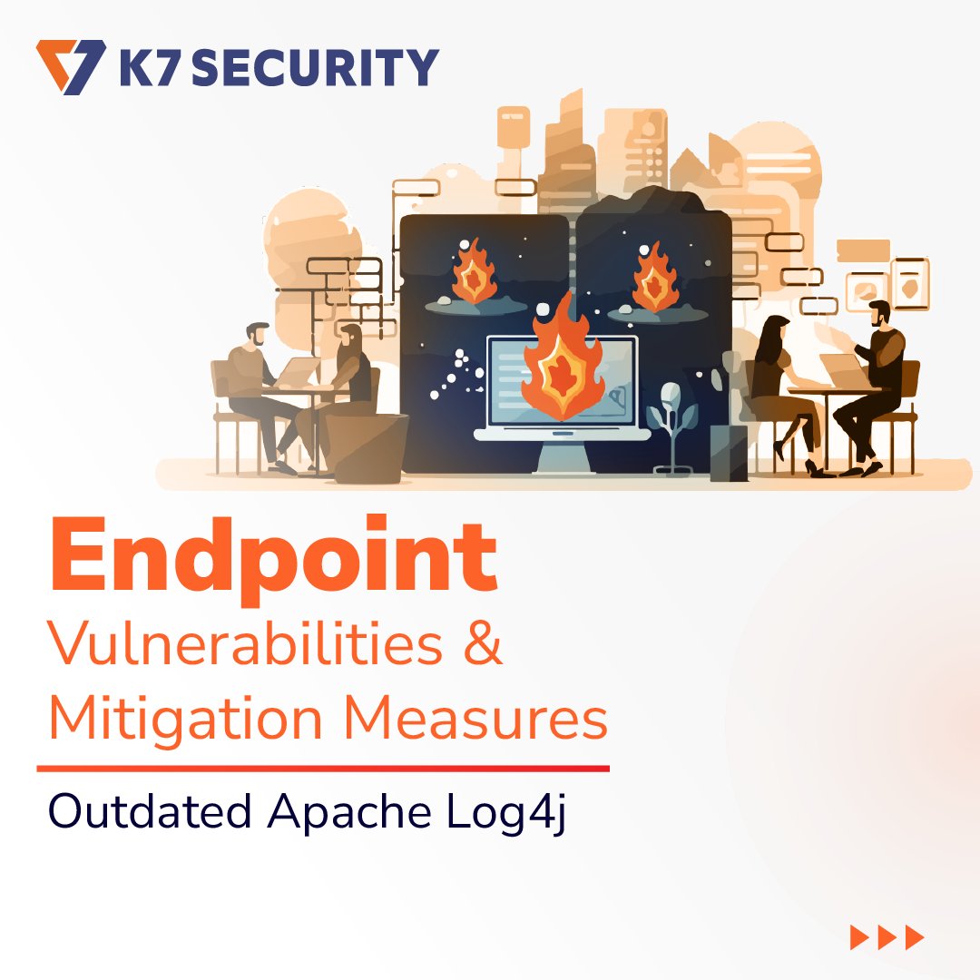 k7computing's tweet image. The Log4j vulnerability has been well known for several years, but we still find organisations running vulnerable versions! Swipe through for mitigation measures, and learn more about how K7 VAPT can help you strengthen enterprise cybersecurity at k7computing.com/in/business-us…