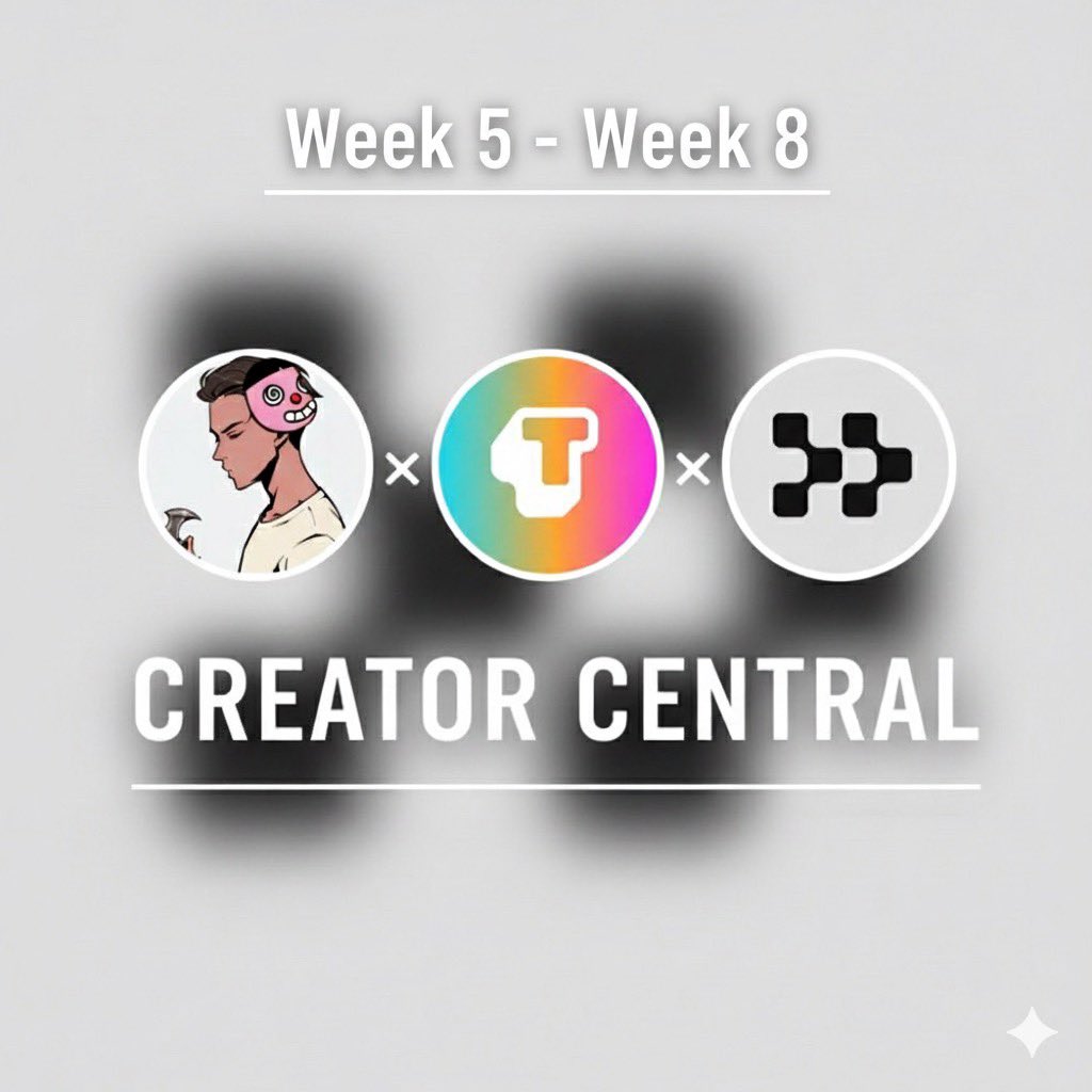 Week 5 - Week 8

WALE X R3ACH X TOWNS

missed last month’s creator central livestream?

i gathered all the key takeaways from the 4 creators that went live last month.

<a href="/AlexIsBuilding/">🇦🇺 Alex is Building</a> , <a href="/Tma_420/">T.M.A</a> , <a href="/cryptoleon/"></a> , and <a href="/sharbel/">Sharbel</a> 

🧵 dropping them all here 👇