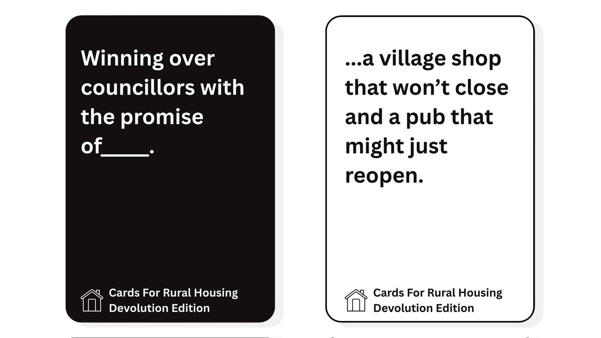 EnglishRural's tweet image. 🏡 Villages. Small sites. Real local need.
Our new research reveals how devolution could shape all three - for better or worse.
👀 Full launch on Wednesday.
#Devolution #RuralHousing