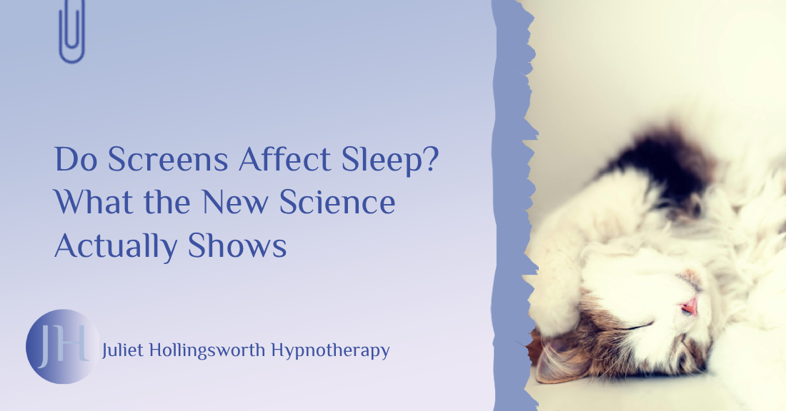 The most recent research shows that screens affect sleep, but the effect of blue light itself is far smaller than we once believed. The bigger issue is sleep displacement. 

juliethollingsworth.com/2025/12/01/do-…

#sleep #love #sleeping #sleepy #bed #relax #health #goodnight #night #rest