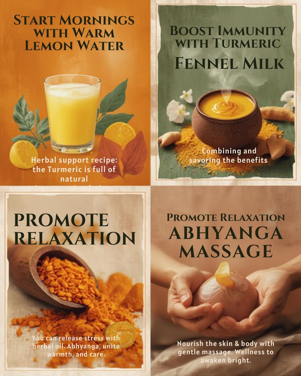 HealthDinya's tweet image. Discover the balance of nature and nurture through the ancient art of Ayurveda. 🌱 #AyurvedicLife #Routine # #Consistency #SelfImprovement #MorningRoutine #winterRoutine #HealthyHabits  #LifestyleChange #GoalSetting #WellnessJourney #SuccessHabits  #healthdinya #healthytips