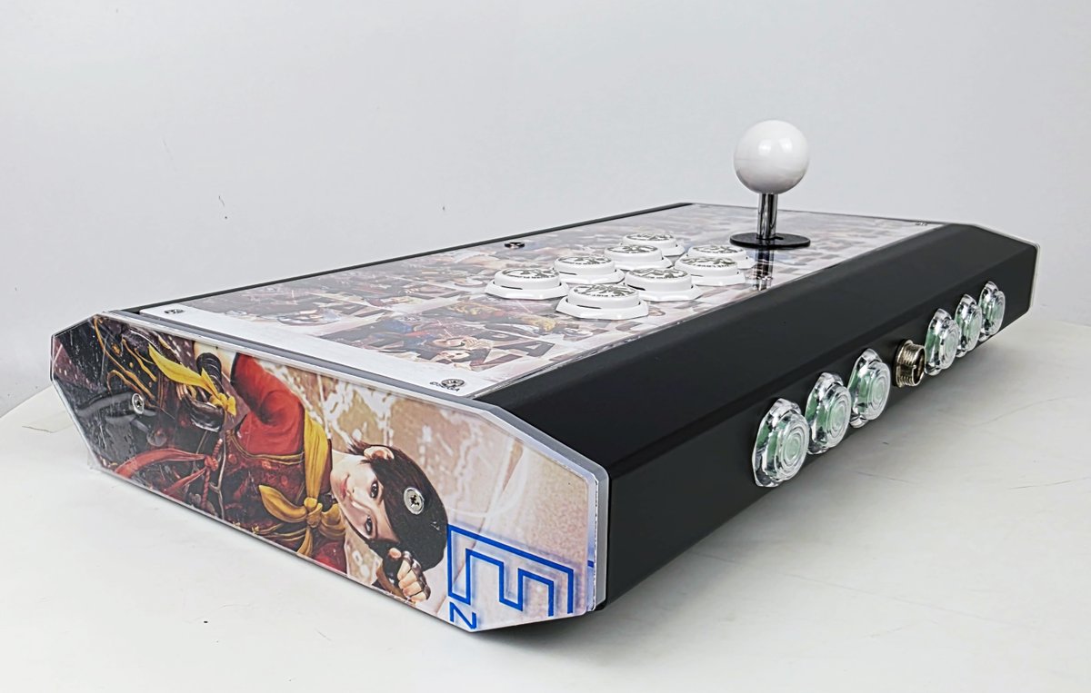 ASURAFACTORY's tweet image. Product specifications

2nd-generation Asura Force Cosmic Black VLX ver. 

LX-TPML-8YT-SK adjustable leaf-switch silent lever 30mm GamerFinger (all white) 
24mm Sitong (clear rim / clear body) 
Leopard PCB