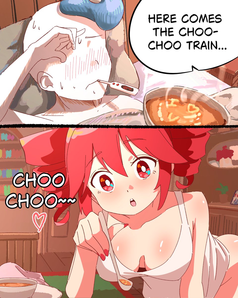 RivetingRoast's tweet image. POV: Teto takes care of you while you&apos;re sick
#Teto