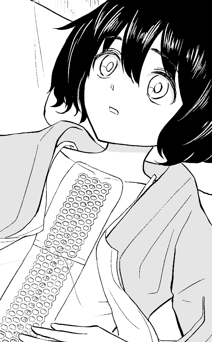 「アサシネーションホスピタル」第4話で女の子の胸の手術の傷に貼ってるのはオプサイト ビジブルという保護剤です。デザインが尖りすぎてて僕も医療現場で最初みたときは半信半疑でしたが、使ってみるとメリットが多くて良い感じでした。描くのはとても面倒でした