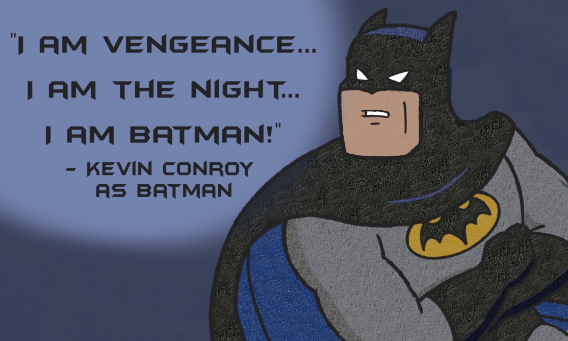 JJSponge120's tweet image. Happy birthday to the late Kevin Conroy, who served as THE voice of Batman for years (now fully remastered)! 🥳 #KevinConroy #RIPKevinConroy #VoiceActor #Batman #DC #DCComics #Birthday #Gift