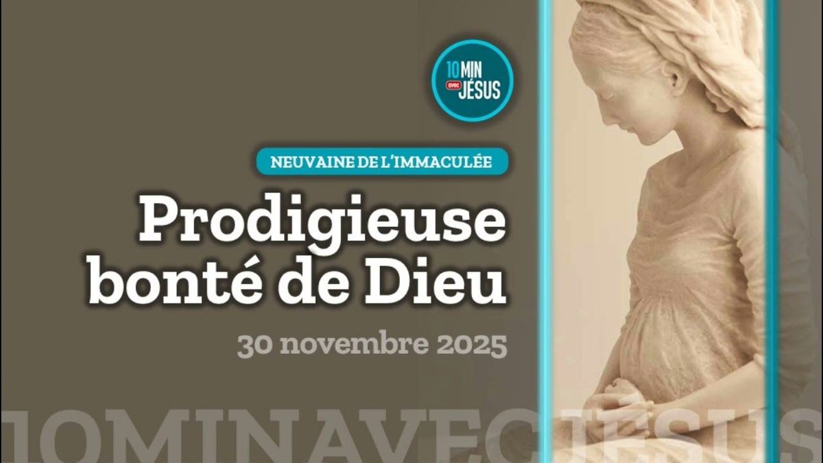 reisquarteu's tweet image. 10 minutes avec #Jésus. Prodigieuse bonté de #Dieu (30-11-2025) : youtu.be/lRGjj0koSdI #EgliseCatholique