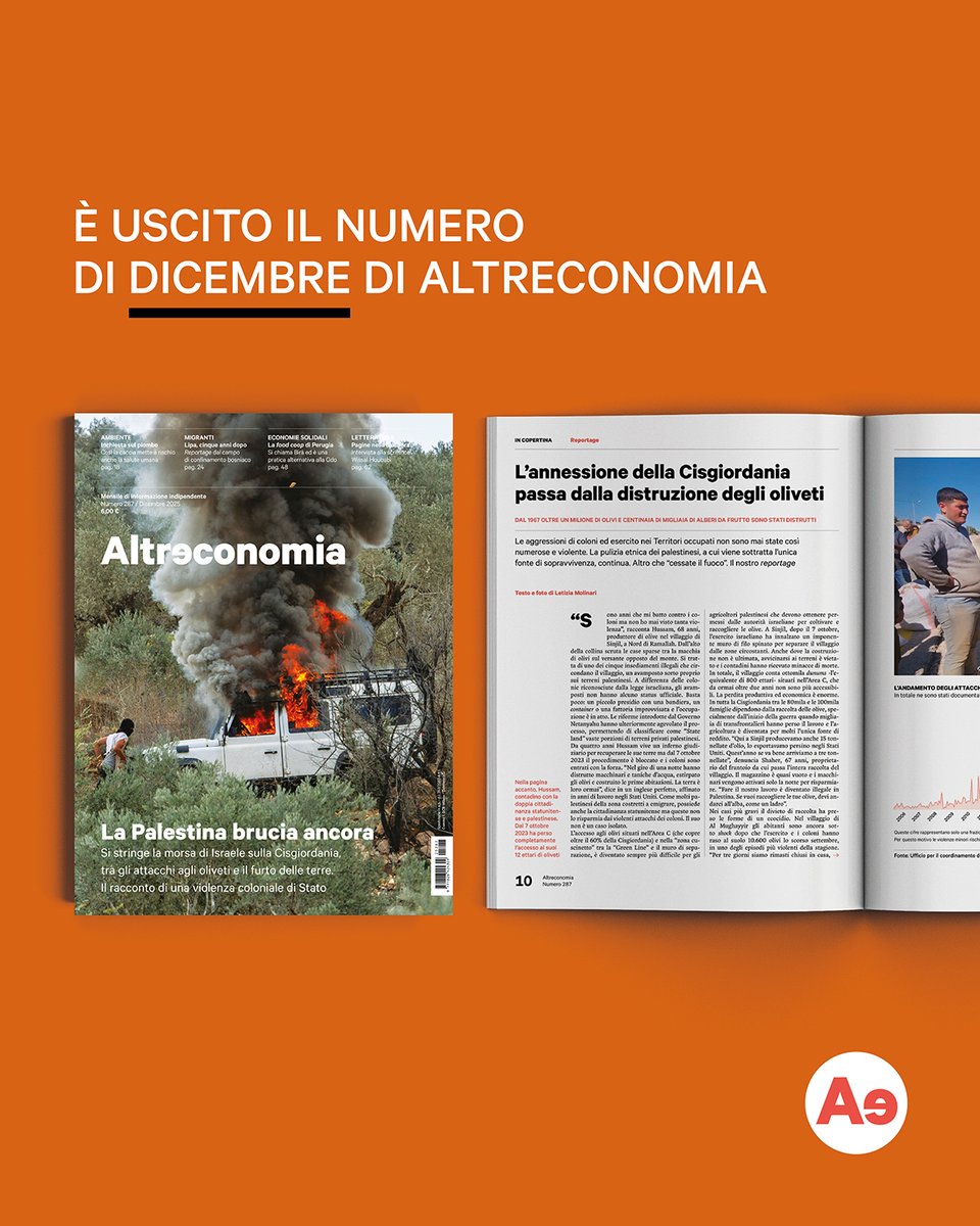 altreconomia's tweet photo. Qui il sommario completo del numero di dicembre: https://t.co/Qv1pP7eqC3 https://t.co/lM8ijKlEvy