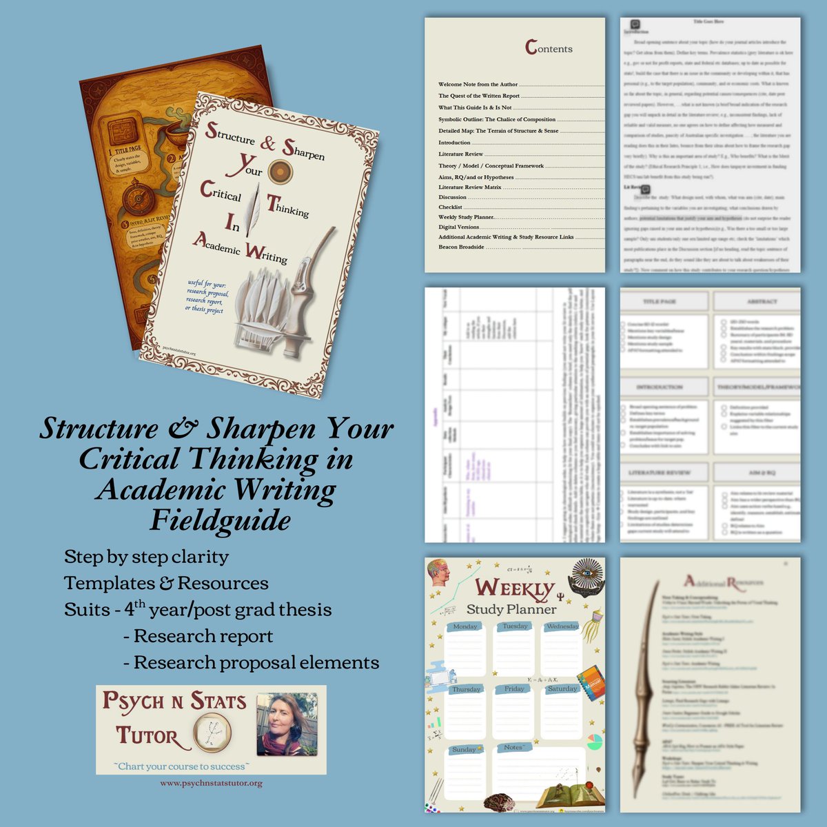 CharmaynePaul's tweet photo. #psychologymajor #psychologystudents #academictwitter #psychologyhomework
Structure &amp; Sharpen Your Critical Thinking in Academic Writing Field Guide via Psych n Stats Tutor
https://t.co/jnGT7Jjd1n https://t.co/Qre8KDRaeA