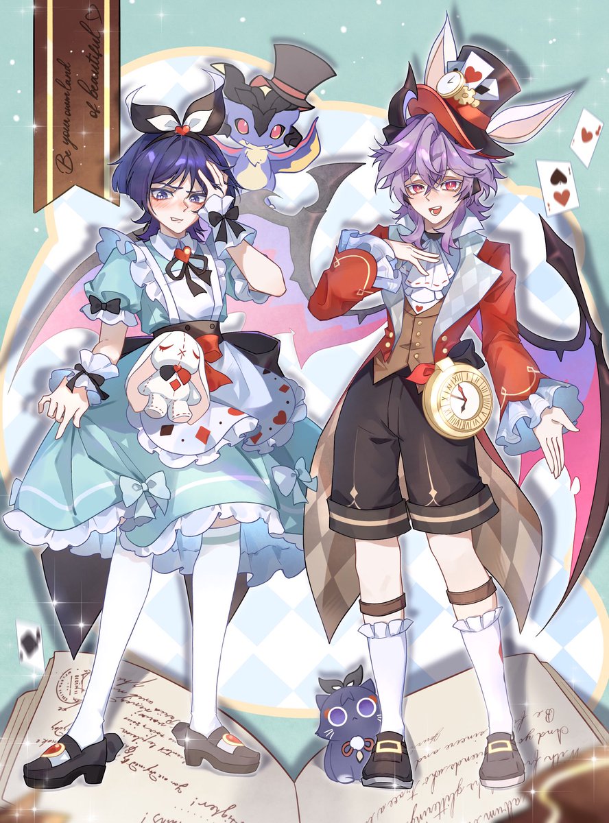 girls881520's tweet photo. ♣️♥️♠️♦️#genshinimpact #durin #wanderer https://t.co/LsuVeoKDE1