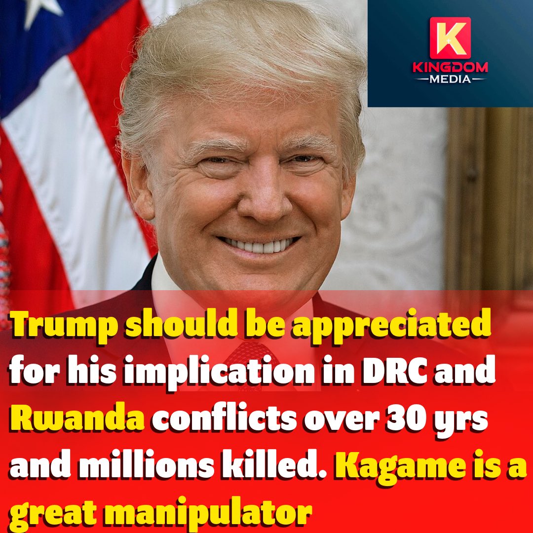 To <a href="/realDonaldTrump/">Donald J. Trump</a> <a href="/VP46Archive/">Vice President Kamala Harris Archived</a> <a href="/UrugwiroVillage/">Presidency | Rwanda</a> <a href="/Presidence_RDC/">Présidence RDC 🇨🇩</a> <a href="/_AfricanUnion/">African Union</a> 
During meditation, please focus on innocent people dying , we pray that God may give you wisdom and tactics to guide this important process as kagame will try to trick you