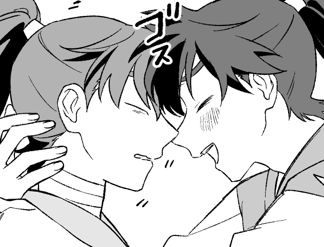 https://t.co/2aKPOzlPVS
4コマを2ページ更新しました!
何かがツボに入って頭突きする利土です 