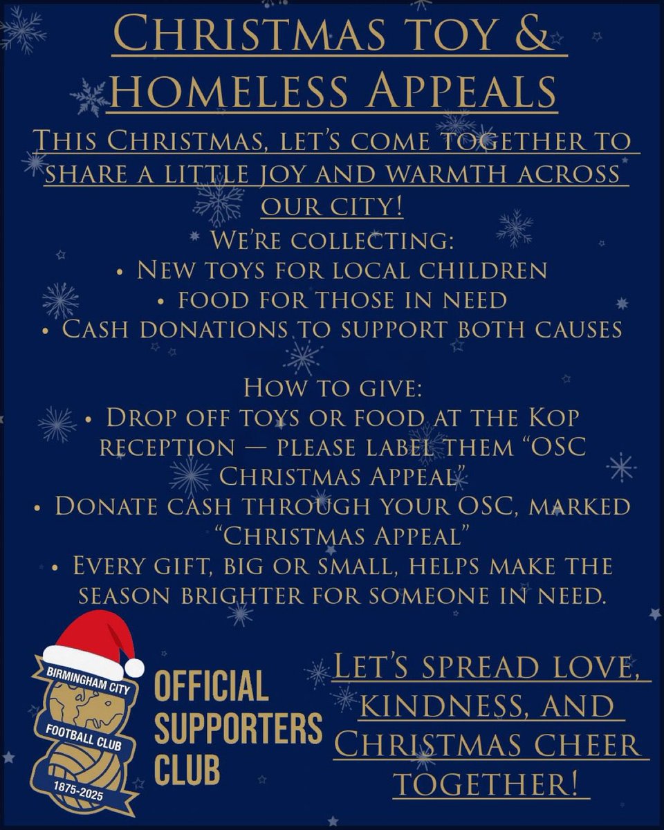 Birmingham City Official Disabled Supporters Club tweet media