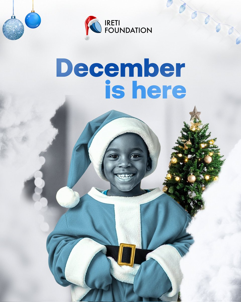 Tis the season to be jolly 🎄

Happy new month from all of us at The Ireti Foundation!

#newmonth #december #nonprofit #iretifoundation