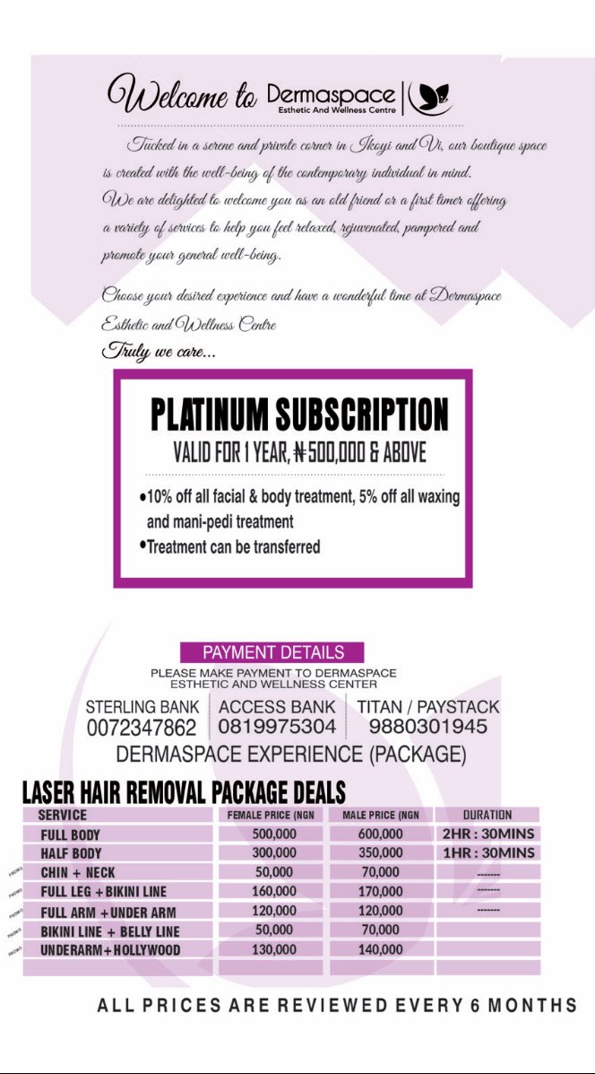 Dermaspace.ng tweet media