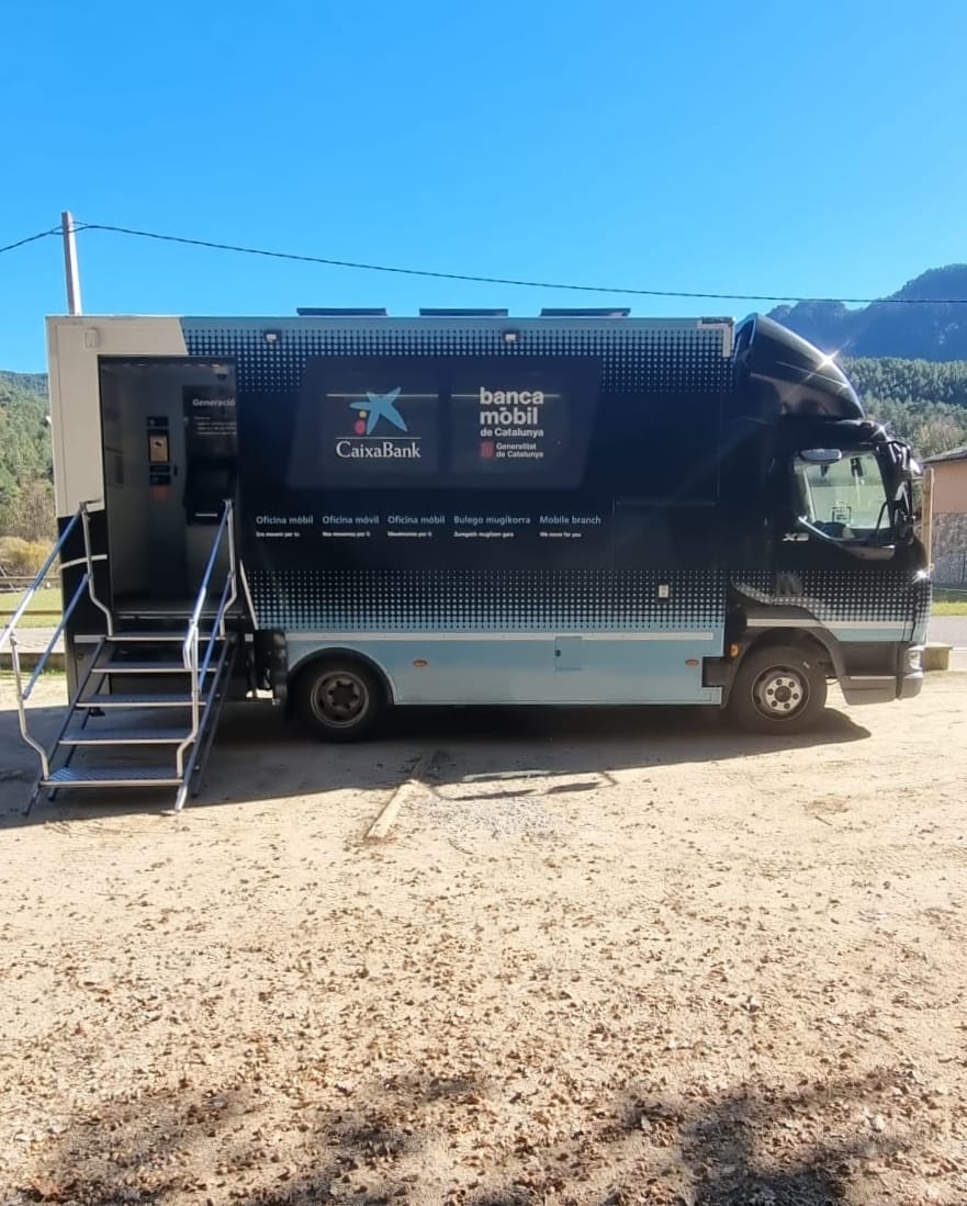 Dimarts 2 desembre de 13:30h a 14:30h hi haurà a Guixers-Valls l'oficina mòbil de CaixaBank.
Recordeu que s'hi poden fer les mateixes operacions, igual que oficina.