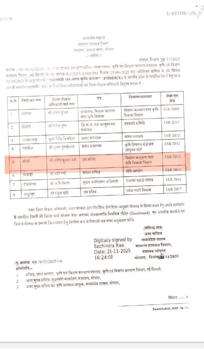 neha_laldas's tweet image. ब्राह्मण बेटियों को दान में मांगने वाले संतोष कुमार वर्मा को सस्पेंड नहीं किया गया, बल्कि नई नियुक्ति दी गयी है!

धन्य हो मध्यप्रदेश सरकार!👏👏

भगवान सीधी जिले के ब्राह्मणों को बचाये🙏