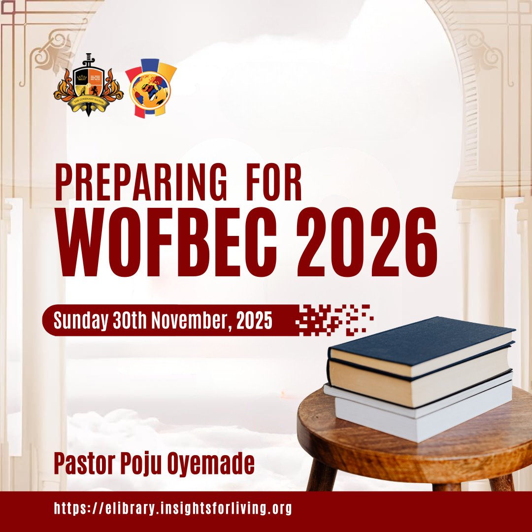 pastorpoju's tweet photo. Missed yesterday's service? Here's a quick highlight from Preparing for WOFBEC 2026 by @pastorpoju 

Be intentional in prayer. Pray for ministers @WOFBEC 2026, your expectations in 2026. Every real prayer begins with gratitude.

Full message here: https://t.co/V47Cilw30A https://t.co/6ihsNWC73A