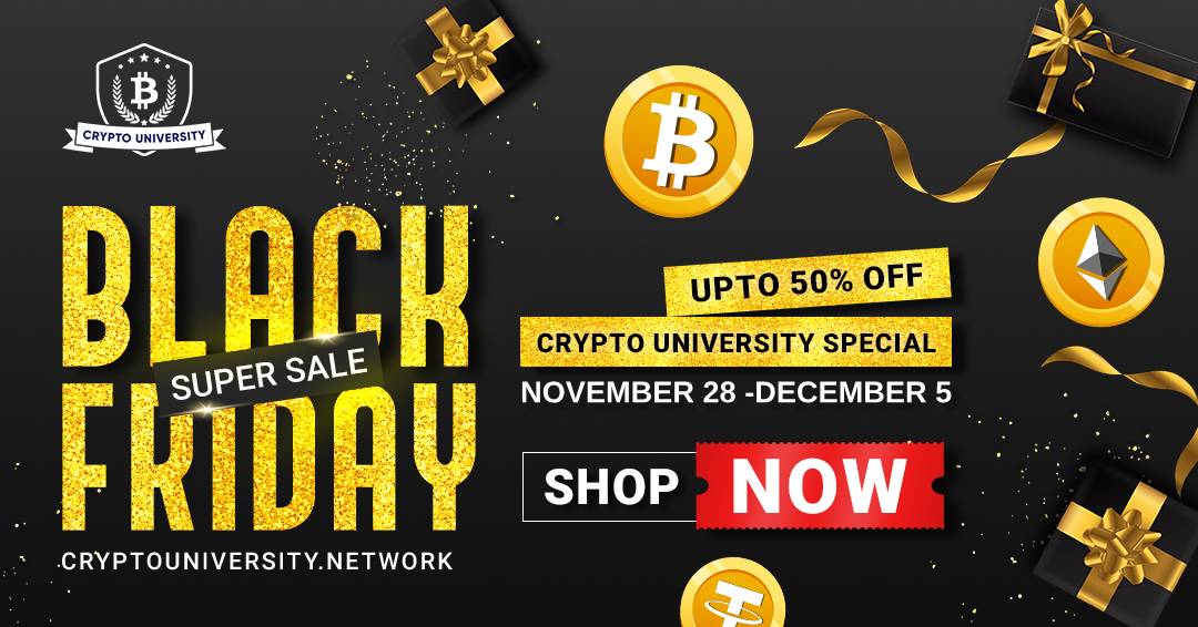 Black Friday is ON!!🚀

 Nov 28 – Dec 5!

🎓 Courses → 50% OFF

💡 Edward's Coaching → 40% OFF  

Future-proof your skills in Web3, Crypto, AI &amp; more.

🔥 Biggest discounts ever → SHOP NOW!

cryptouniversity.network