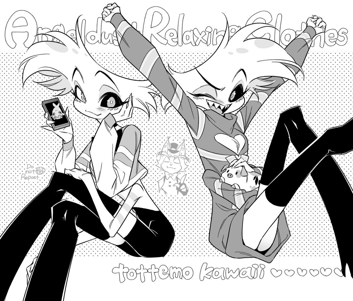 リラックスモードエンジェルのお洋服かわいいよ～