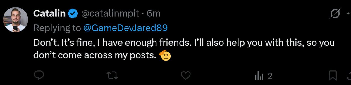 GameDevJared89's tweet image. or possibly engage and at least try to tell me why im wrong (which im not, i never am...)