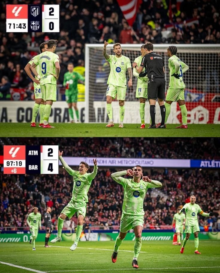 EliLeezayy's tweet image. Atlético have lost just one home game in La Liga in the last 18 months 

The game: