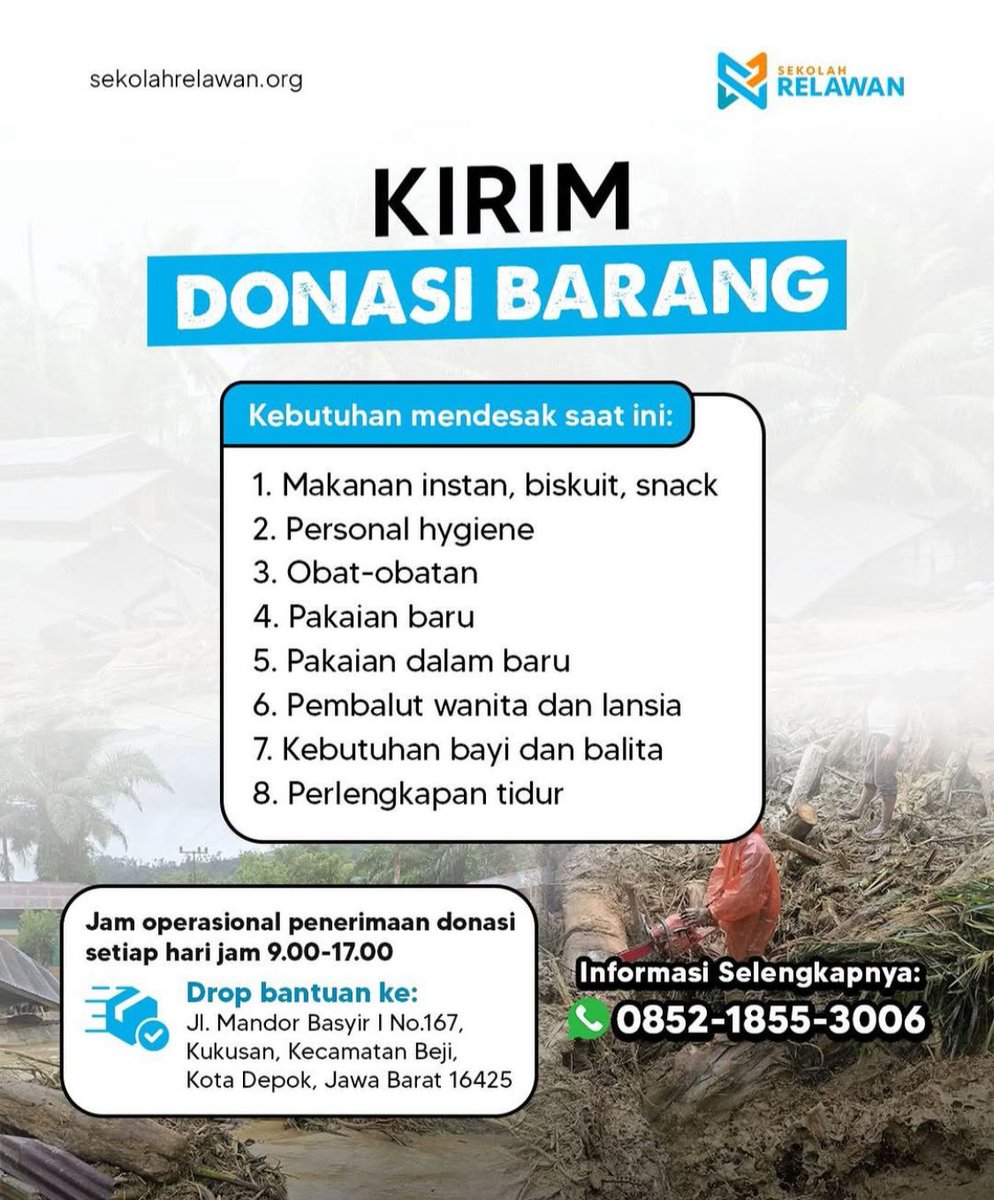 <a href="/DAY6TradingINA/">DAY6 TRADING INA</a> <a href="/nanndd/">nand</a> <a href="/apeachnuna/">tika ♔ 3️⃣0️⃣</a> <a href="/flowerybob/">мυту 🧸</a> <a href="/chickenlemonade/">𝒂𝒏𝒏𝒊𝒆 ☔️</a> <a href="/harureul_co/">𝐦𝐢𝐧𝐡𝐚𝐫𝐮</a> <a href="/GyulaliJaeruk/">d h i l s</a> <a href="/mydayberserikat/">MY DAY BERSERIKAT ❗️ #MecimaTuntaskanRefund</a> <a href="/MydayCrewINA/">My Day Crew INA</a> <a href="/MyDayKediri/">Myday Kediri</a> <a href="/my_daybogor/">MyDayBogor | Cek Pin📍</a> <a href="/eaJ_TEAM/">eaJ TEAM</a> [UPDATE DONASI]

Terima kasih banyak #MyDay, #Jars &amp; #OrangBaik!

Per 14.15 WIB terlah terkumpul IDR 9.702.356,-

Donasi masih buka: bit.ly/MyDayJarsBantu…

Bagi teman2 Jabodetabek yang mau berdonasi barang juga bisa, terakhir menerima BESOK SELASA

jika ada pertanyaan bisa DM