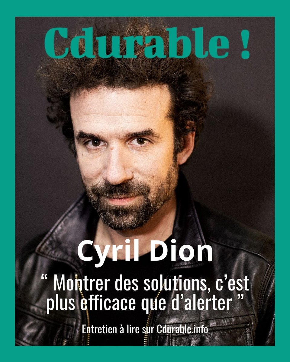 CDURABLE's tweet image. 10 ans après #Demain, @cdion poursuit son œuvre en quête d’un monde reconnecté au vivant. Alors que le film ressort en salles le 8 décembre, il publie La lutte enchantée et prépare un nouveau long-métrage. Entretien sur @CDURABLE  avec un conteur engagé : cdurable.info/cyril-dion-mon…