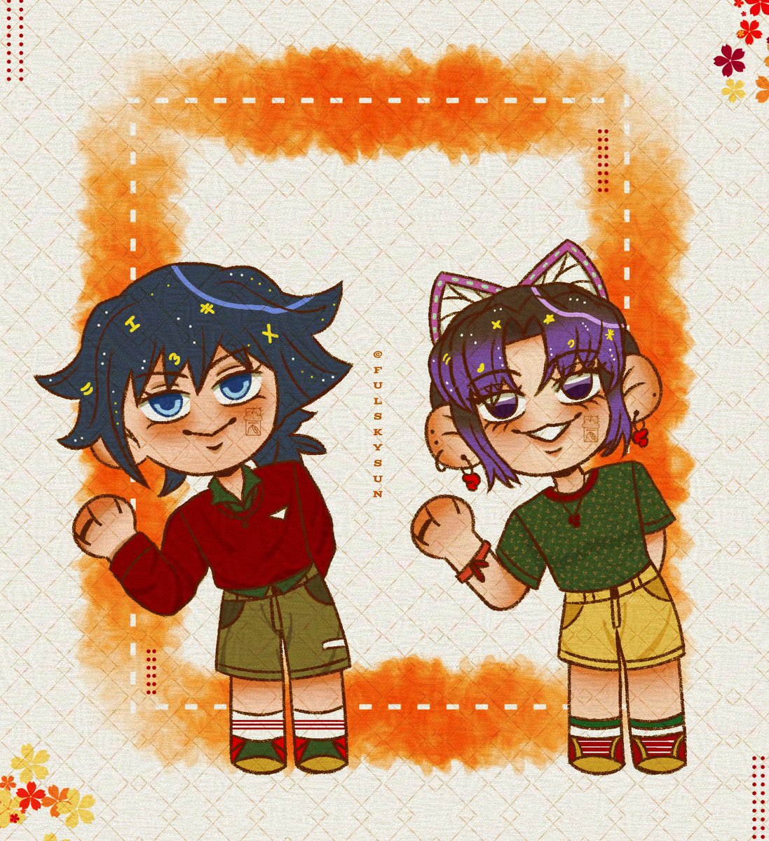 Si Aa dan si Teteh 🙀👀 

#ぎゆしの #giyushino #DemonSlayer