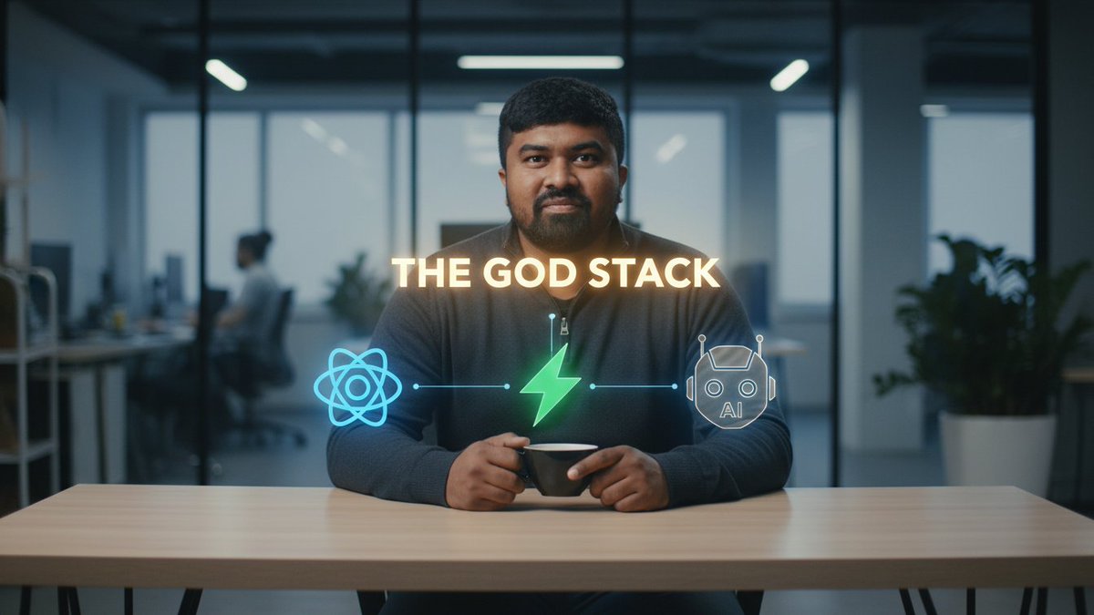joeljerushan's tweet image. Writing your own backend in 2025 is a trap. 🪤

The &quot;God Stack&quot; for shipping mobile apps fast: 📱 React Native 🗄️ Supabase / Firebase 🤖 AI (Cursor)

Scale later. Ship now. 🚀

(Visuals via #Whisk)

BaaS or Custom? 👇

#BuildInPublic #ReactNative